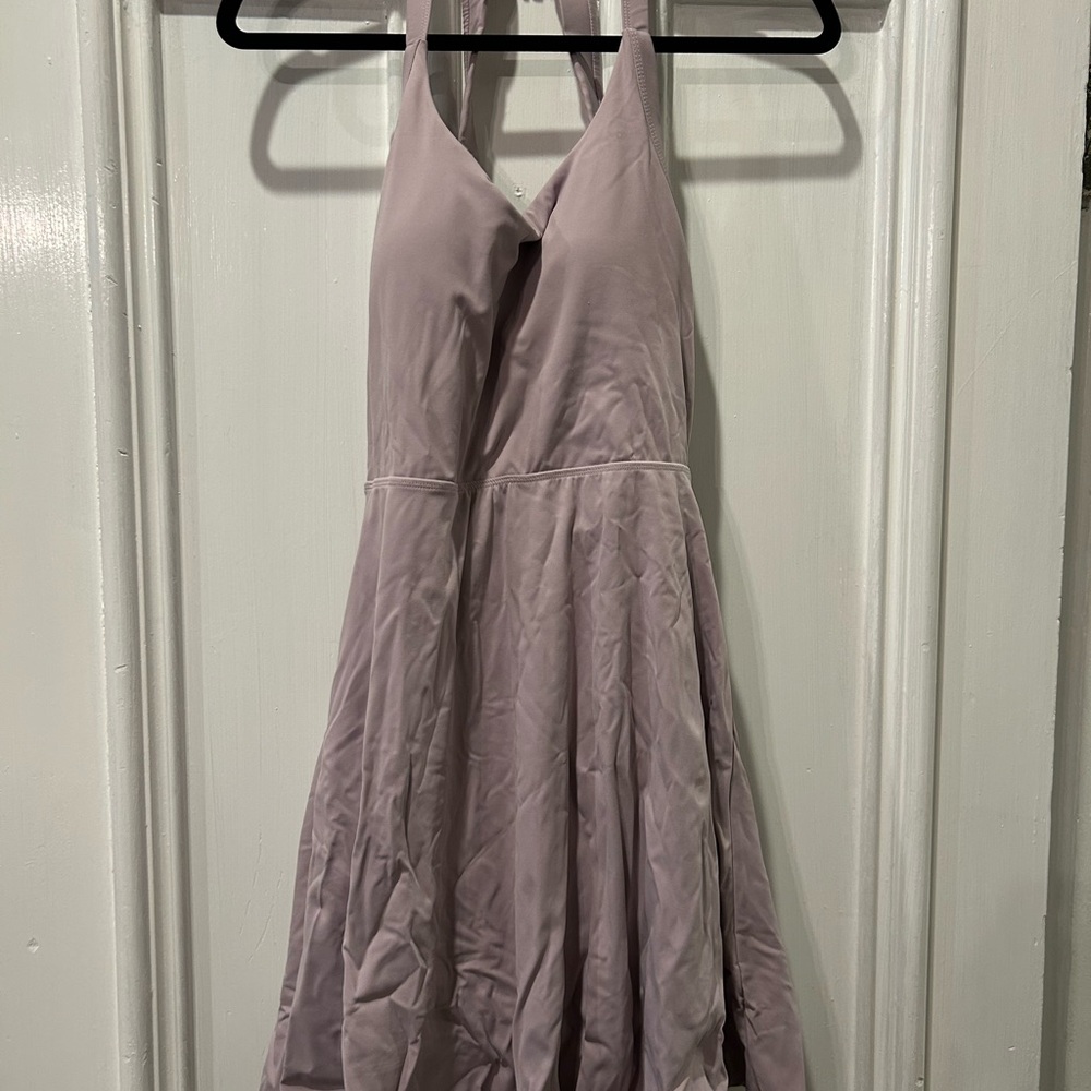 HALARA Lavender Halter Mini Dress